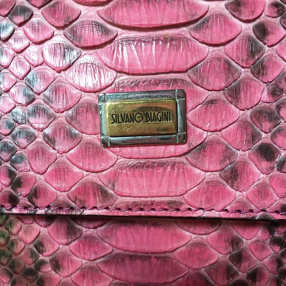 Silvano Biagini Pink Python Bag - Picture 10 of 14